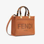 Fendi Sunshine Small Leather Brown 8BH394ABVLF0PWZ - thumb-2