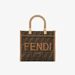 Fendi Sunshine Small Fabric Brown 8BH394ALVYF1GE3