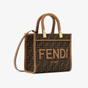 Fendi Sunshine Small Fabric Brown 8BH394ALVYF1GE3 - thumb-2