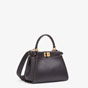 Fendi Peekaboo Mini Dark Brown Leather Bag 8BN244 AAFL F19TW - thumb-2
