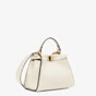 Fendi Peekaboo Mini White Leather Bag 8BN244 AF2W F1DUE - thumb-3