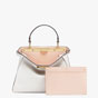 Fendi Peekaboo ISeeU Medium White leather bag 8BN321A6V3F1CMP - thumb-3