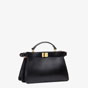Fendi Peekaboo Iseeu East West Black Leather Bag 8BN323 ADYC F1CJZ - thumb-3