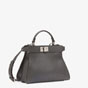 Fendi Peekaboo I Seeu Small Dark Grey Selleria Bag 8BN327 ADYL F1EEL - thumb-2