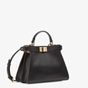 Fendi Peekaboo Iseeu Small Black Leather Bag 8BN327 AFL0 F1E8A - thumb-3