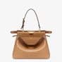 Fendi Peekaboo Soft Medium Leather in Beige 8BN353 AOVH F19P8 - thumb-2