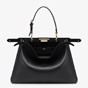 Fendi Peekaboo Soft Large Leather in Black 8BN358 AOVH F0KUR - thumb-2