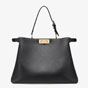 Fendi Peekaboo Soft Large Leather in Black 8BN358 AOVH F0KUR - thumb-4