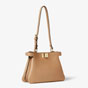 Fendi Peekaboo Soft Small Leather in Beige 8BN365 AOVH F19P8 - thumb-3