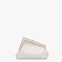 Fendi First Small Light grey leather bag 8BP129ABVEF1C76 - thumb-3