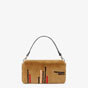 Fendi Baguette Brown inlaid mink bag 8BR600ALMBF0R5M - thumb-3