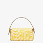 Fendi Baguette 1997 Yellow Glazed Canvas Bag 8BR792 AFL1 F1E8K - thumb-4
