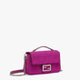 Fendi Baguette Chain Midi Purple FF fabric bag 8BR793AHW5F1GEH - thumb-2