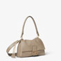 Fendi Mamma Baguette Medium Leather in Gray 8BR833 AQ0D F0E65 - thumb-2