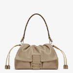 Fendi Mamma Baguette Large Leather in Gray 8BR834 AQ0D F0E65