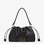 Fendi Mamma Baguette Large Leather in Black 8BR834 AQ0D F0KUR