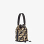 Fendi Mon Tresor Black Raffia Mini Bag 8BS010 AD6J F0VQJ - thumb-2