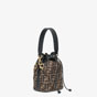 Fendi Mon Tresor Quilted FF silk mini bag 8BS010AKBBF0XEC - thumb-2