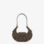 Fendi Mini Cookie FF fabric mini bag 8BS065AKMOF0A6E - thumb-3
