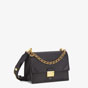Fendi Kan U Black Leather Bag 8BT313 A5DY F15ZW - thumb-2