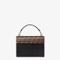 Fendi Kan I Black Leather Bag 8BT315 A5TZ F13WB - thumb-3