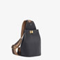 Fendi Guitar Bag Black Leather Mini Bag 8BZ047 A5DY F0KUR - thumb-3