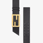 Fendi High Belt Two Loops FF Baguette Buckle 8C0612 A5DY F155L - thumb-2