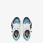 Fendi Flow Light Blue Nylon Low Tops 8E8035 AF69 F1EBX - thumb-2