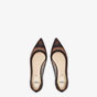 Fendi Colibri Black Mesh Ballerinas 8F6828 AK11 F0VAV - thumb-2