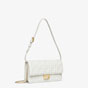 Fendi Wallet On Chain Baguette Leather in White 8M0498 AAJD F0QVL - thumb-2