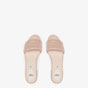 Fendi Signature Pink Leather Slides 8R7093 AADS F1B3E - thumb-2