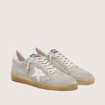 Golden Goose Ball Star In Light Gray Suede GMF00117 F008954 60727