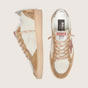 Golden Goose Ball Star In Cream Leather GWF00117 F008534 12491 - thumb-2