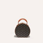 Goyard The Alto Hatbox Trunk Bag in Black Tan ALTOC2PMLTY01CL03O - thumb-3