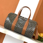 Goyard Barrel 40 Sports Bag in Black Tan BARREL040TY01CL03P