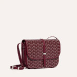 Goyard Belvedere MM Bag in Burgundy BELVE3MMLTY33CG33P