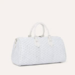 Goyard Boston 45 Bag in White BOSTON045TY50CL50P