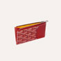 Goyard Bourbon Zipped Card Holder in Red BOURBOPMLTY02CL02P - thumb-2