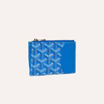 Goyard Bourbon Zipped Card Holder in Sky Blue BOURBOPMLTY10CL10P