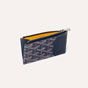 Goyard Bourbon Zipped Card Holder in Navy Blue BOURBOPMLTY12CL12P - thumb-2