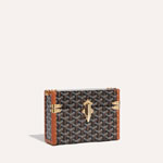 Goyard Cassette Trunk Bag in Black Tan CASSETPMLTY01CL03O