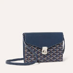 Goyard Chypre Wallet-Pouch in Navy Blue CHYPRPPMLTY12CL12P