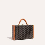 Goyard Grand Hotel Trunk Bag in Black Tan GHOTELPMLTY01CL03O