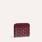 Goyard Matignon PM Wallet in Burgundy MATIGNPMLTY33CL33P