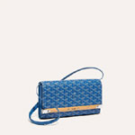 Goyard Monte-Carlo PM Clutch in Sky Blue MONTE2PMLTY10CL10P