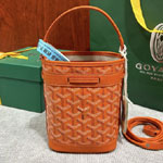 Goyard Petit Flot Mini bucket bag in Orange PEFLOTMINTY07CL07P