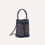 Goyard Petit Flot Mini bucket bag in Navy Blue PEFLOTMINTY12CL12P