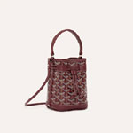 Goyard Petit Flot Mini bucket bag in Burgundy PEFLOTMINTY33CL33P