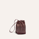 Goyard Petit Flot Bucket Bag in Burgundy PEFLOTPMLTY33CL33P