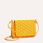 Goyard Plumet Pocket Wallet in Yellow PLUMETPMLTY08CL08P